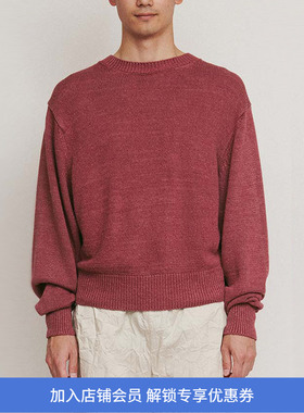DIGAWEL Stonewashed silk sweater 天然蚕丝褪色加工套头针织衫