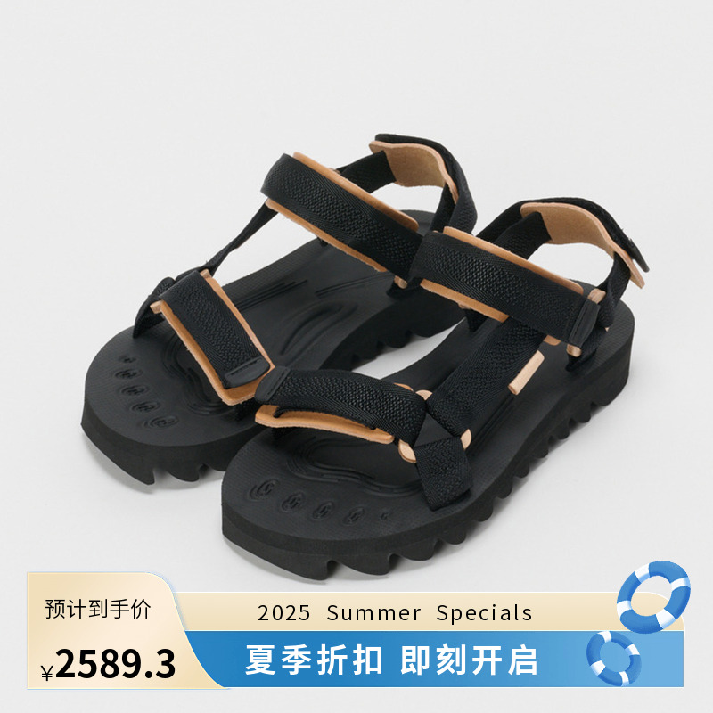 HenderScheme拼接凉鞋