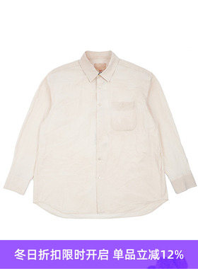 YOKO SAKAMOTO REGULAR COLLAR SHIRT 天然成衣植物染色长袖衬衫