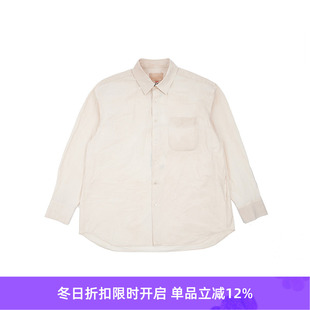 COLLAR REGULAR SHIRT 天然成衣植物染色长袖 YOKO 衬衫 SAKAMOTO