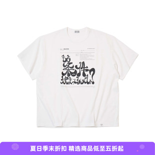 kolor BEACON Tee 宽松印花圆领短袖T恤