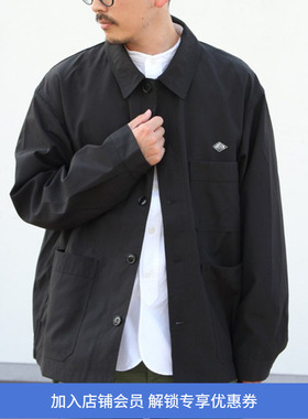 DANTON PCP_COVERALLS 男装休闲翻领纽扣工装夹克外套