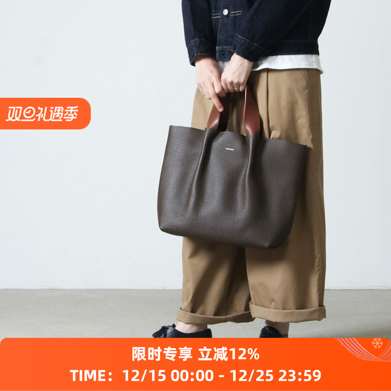 HenderScheme牛皮植鞣革手提包