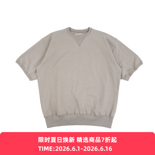 YOKO SAKAMOTO S/S SWEATER 宽松短袖圆领卫衣