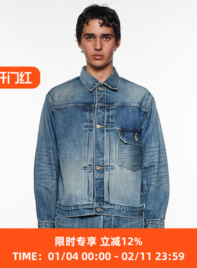 marka TYPE-1 DENIM JACKET 有机棉水洗牛仔夹克外套