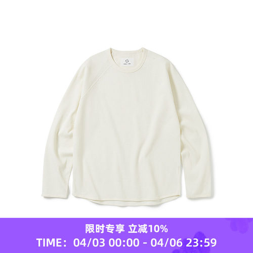 WHEELS and WIND 男女日本帝人高科技吸湿速干华夫格运动长袖T恤