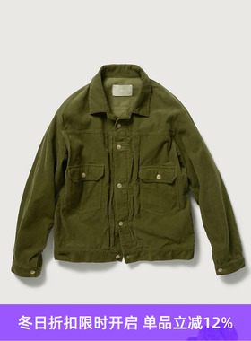 INNAT TYPE-2 TRUCKER JACKET 男女款天然染色灯芯绒工装夹克外套