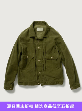 INNAT TYPE-2 TRUCKER JACKET 男女款天然染色灯芯绒工装夹克外套