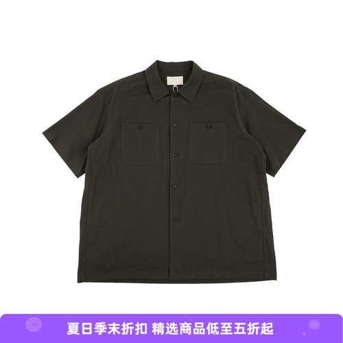 YOKO SAKAMOTO UTILITY S/S SHIRT 军事风宽松短袖衬衫