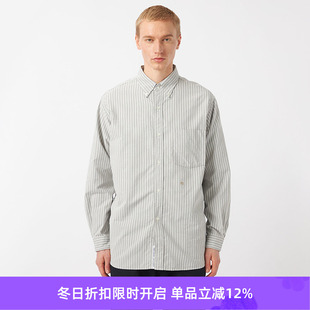 Stripe Wind 条纹衬衫 Button 款 Down 纽扣领经典 nanamica Shirt