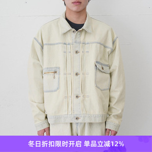 Ice jacket Wash Denim 冰雪洗水洗牛仔夹克外套 2PKT DAIRIKU