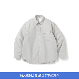 WHEELS and WIND 男女中性款夹棉衬衫棉服夹克外套