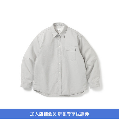 WHEELS and WIND 男女中性款夹棉衬衫棉服夹克外套