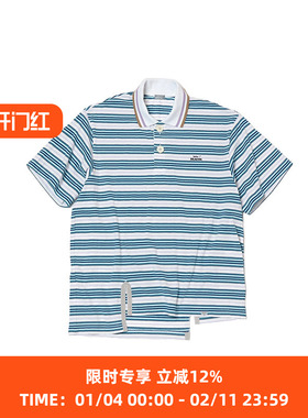 kolor BEACON Polo 不规则剪裁短袖POLO衫