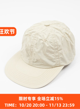 KIJIMA TAKAYUKI COTTON SILK 6PANEL CAP 棉丝混纺女式太阳帽