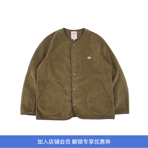 DANTON FLEECE COLLARLESS JACKET 女装抓绒无领夹克外套