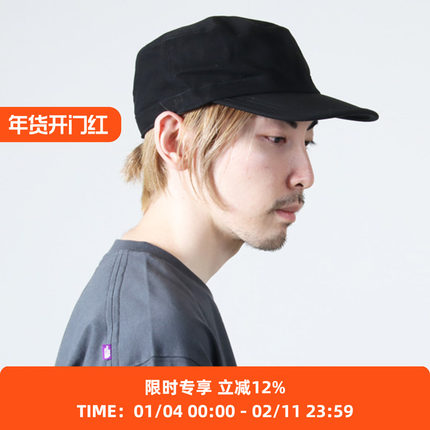 KIJIMA TAKAYUKI COTTON SATIN WORK CAP 高密度棉工装帽