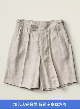 KAPTAIN SUNSHINE Gurkha Shorts 亚麻真丝混纺宽松短裤
