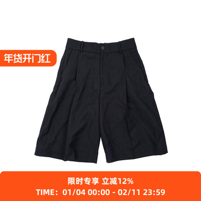 STUDIO NICHOLSON KNEE LENGTH TAILORED 男装羊毛垂坠中长款短裤
