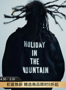Mountain Research H.I.T.M. Shirt 自然落色薄型刺绣牛仔衬衫