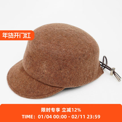 KIJIMA TAKAYUKI WOOL FELT WORK CAP 男女中性款羊毛工装帽