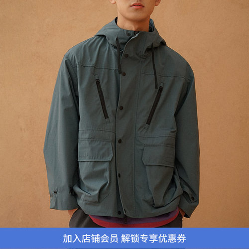 PRIMEE连帽冲锋衣夹克外套