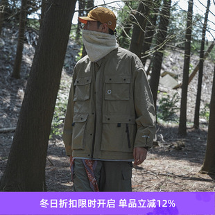 防撕裂格子布机能性工装 WHEELS 男女款 WIND 夹克外套 and