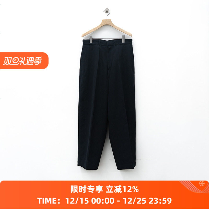 blurhms Wool Gabardine Trousers 男女款羊毛长裤