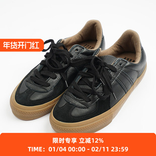 REPRODUCTION OF FOUND ROF 80年代复古意大利牛皮男女德训滑板鞋