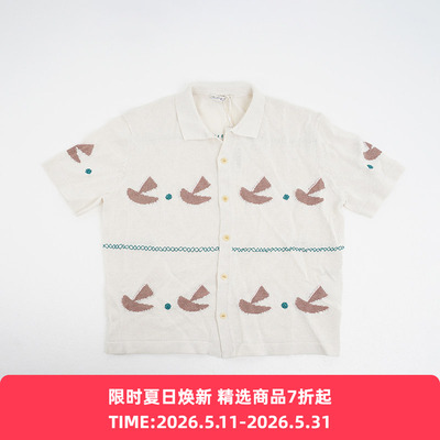 INSULAiRE 岛民 Summer-Knit Voyage Shirt 和纸人造丝航海衬衫