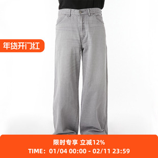 N.HOOLYWOOD DENIM PANTS 10oz宽松直筒水洗牛仔裤
