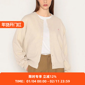 纯羊毛开衫 DANTON 毛衣 CARDIGAN 女装 LMW_CREW NECK