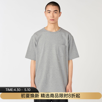 nanamica Jersey Pocket Tee 男女中性款Coolmax透气圆领短袖T恤