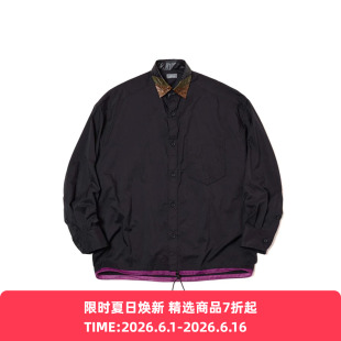 kolor BEACON Shirt 拼接衬衫夹克外套