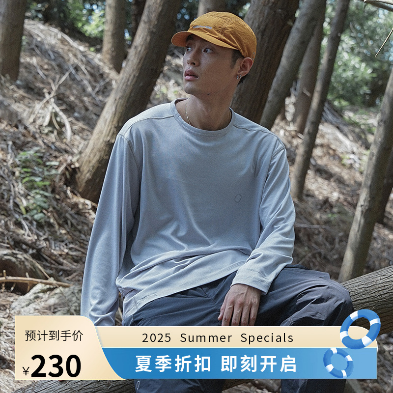 WHEELSandWIND长袖圆领T恤