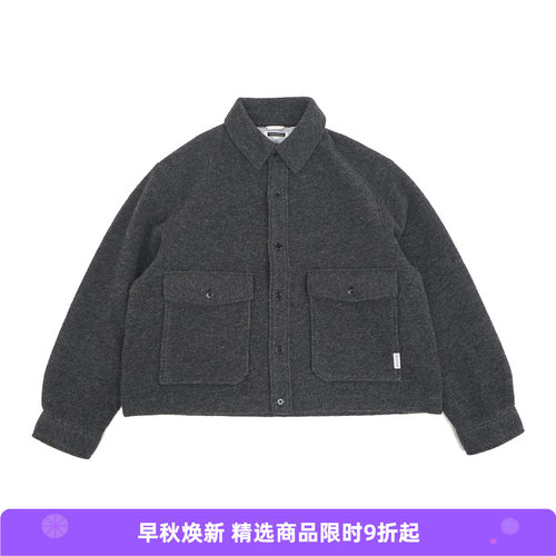 nanamica OOAL WINDSTOPPER Sliver 女装羊毛混纺夹棉工装夹克