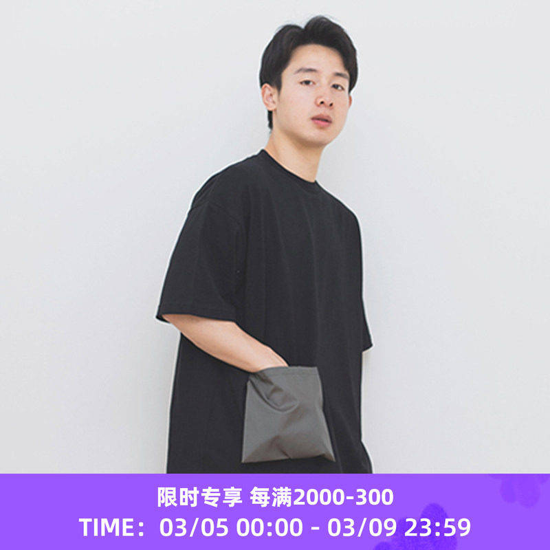 PRIMEE LOOSE TEE CORDURA POCKET 宽松拼色口袋短袖圆领T恤