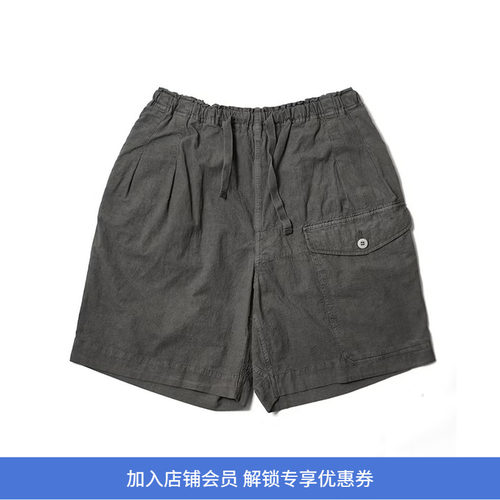 INNAT SAS SHORTS 天然植物染色军事风工装短裤