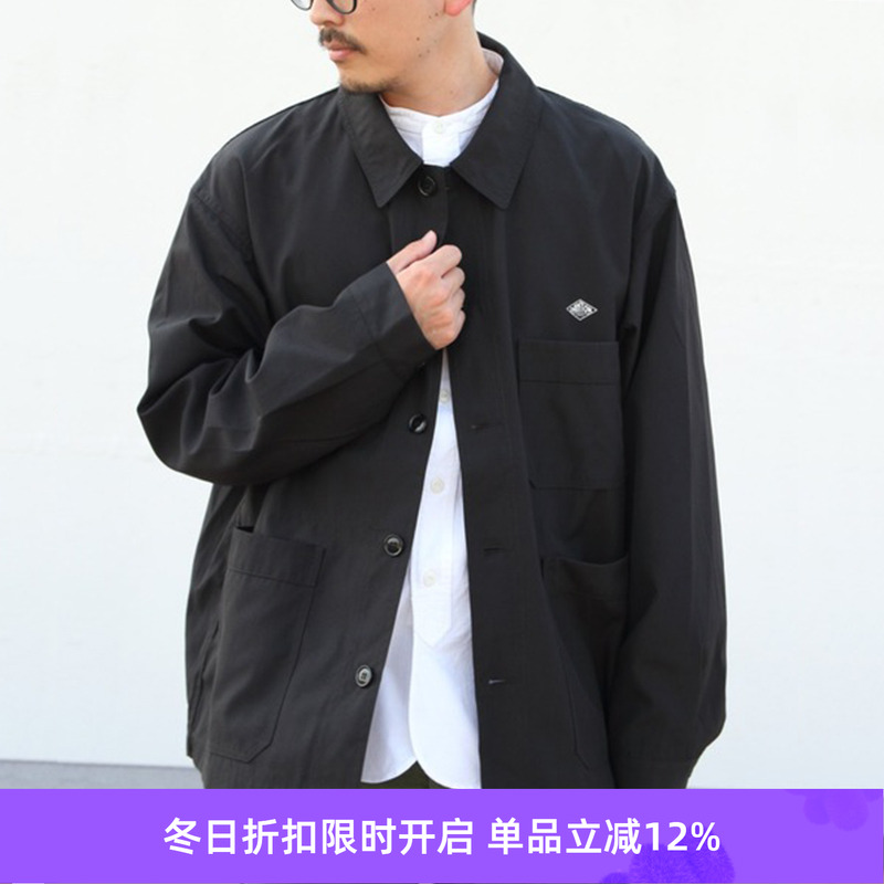 DANTON翻领纽扣工装夹克外套