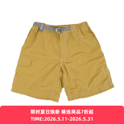 and wander Ny taffeta hiker 男女塔夫绸尼龙宽松户外机能性短裤
