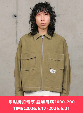 Story mfg 555 JACKET 男女中性款天然植物染色工装夹克外套
