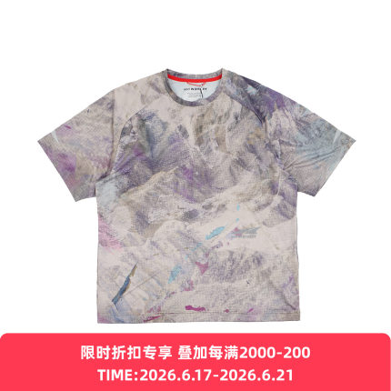 ALTRA x and wander graphic SS T联名款速干印花运动圆领短袖T恤