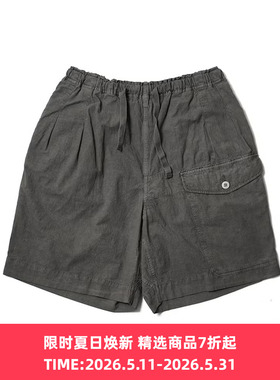 INNAT SAS SHORTS 天然植物染色军事风工装短裤