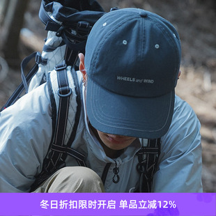 男女款 WIND 环保涤纶抗UV户外棒球鸭舌帽 and WHEELS