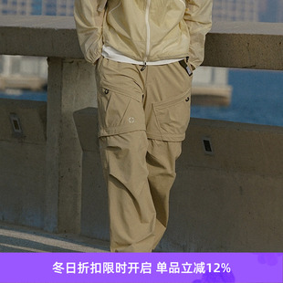 and 可脱卸变短裤 WIND 防泼水多口袋两穿长裤 男女款 WHEELS