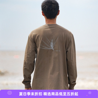 WHEELSandWIND长袖圆领T恤