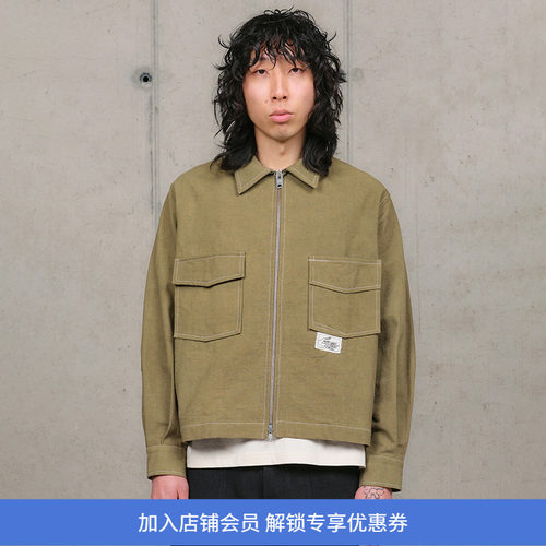 Story mfg 555 JACKET 男女中性款天然植物染色工装夹克外套