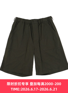 YOKO SAKAMOTO UTILITY EASY SHORTS 军事风宽松工装短裤