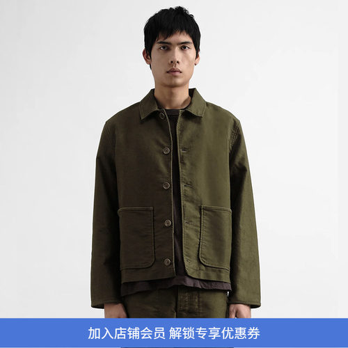 YMC GROUNDHOG JACKET 男装法国绒棉工装夹克外套