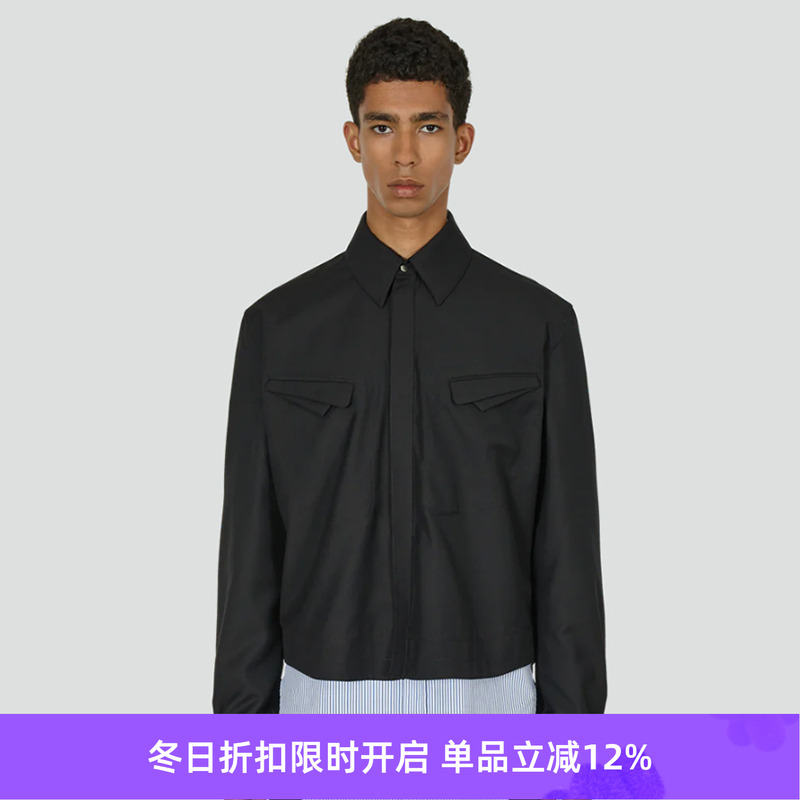 JLAL短款翻领夹克外套